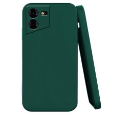 Deals, Discounts & Offers on Mobile Accessories - Knotyy Rubberised Back Cover Ffor Tecno Pova 5 Pro 5G | Inner Velvet Fabric Lining | Matte Silicone Flexible |Raised Bumps