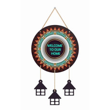 Deals, Discounts & Offers on  - SAF Welcome to our Home Wall Hanging| Wooden Art Decoration Item| Decorative Wall Hanging| Home Dcor| Home| Office| Modern Art| Pack of 1 |WH-218