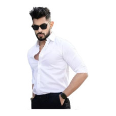 Deals, Discounts & Offers on Men - Tee Projekt Cotton Spread Collar Long Sleeve Shirt