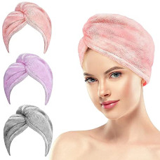 Deals, Discounts & Offers on  - Zuvexa Cotton Quick Absorbent Hair Drying Magic Hair Towel Wrap Hair Wrapper Dryer SOFE Microfiber Turban Head Towel Cap