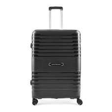 Deals, Discounts & Offers on  - Aristocrat Harbour 76cm Polypropylene Hardsided Large Size 8 Wheels Black Suitcase