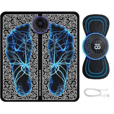 Deals, Discounts & Offers on  - YOGIMOONI Foot Massager-Yogimooni Wireless Ems Massage Machine,Rechargeable,Portable,&Foldable Design. 8 Modes,19 Intensity Levels For Ultimate Pain Relief Foot Massager Pain Relief Wireless,New-2023