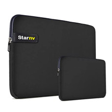 Deals, Discounts & Offers on Laptop Accessories - Starnv Black Neoprene Fabric with Pouch 14 Inch Wrinkle Free Dust Proof 013 Laptop Sleeve/Cover