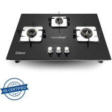 Deals, Discounts & Offers on  - Greenchef Glace Glass Automatic Hob(3 Burners)