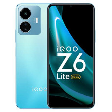 Deals, Discounts & Offers on Electronics - iQOO Z6 Lite 5G (Stellar Green, 6GB RAM, 128GB Storage) with Charger | Qualcomm Snapdragon 4 Gen 1 Processor | 120Hz FHD+ Display | Travel Adaptor Included in The Box
