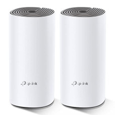 Deals, Discounts & Offers on  - TP-Link Deco E4 Whole Home Mesh Wi-Fi System, Seamless Roaming and Speedy (AC1200) Mbps Dual_Band, Work with Amazon Echo/Alexa and Wi-Fi Booster, Parent Control Router, White-Pack of 2