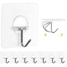 Deals, Discounts & Offers on  - Dargoba Stainless Steel, Plastic, Polyvinyl Chloride Adhesive Hooks