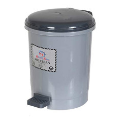 Deals, Discounts & Offers on  - Heart Home 2.5 Liter Mini Desktop Trash Bin with Lid Tiny Garbage Trash Bin (Grey) (HS_36_HEARTH018540), Small