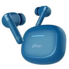 Deals, Discounts & Offers on Headphones - pTron Newly Launched Bassbuds Duo Pro TWS Earbuds, TruTalk AI-ENC Calls, 38H Playback Time, Deep Bass, Movie/Music Modes, In-Ear Bluetooth 5.3 Headphones with HD Mic,Fast Type-C Charging & IPX5 (Blue)