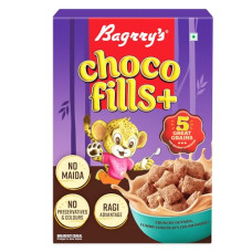 Deals, Discounts & Offers on  - Bagrrys Choco Fills Plus | 5 Grain Goodness | Ragi Advantage | Source of Fibre | Kids Cereal | Choco Fills, 250 g Box