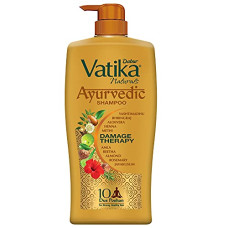 Deals, Discounts & Offers on  - Dabur Vatika Ayurvedic Shampoo - 1L | Damage Therapy | With Power of 10 ingredients