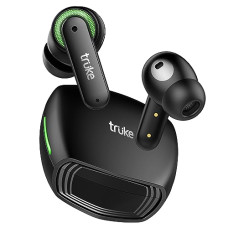Deals, Discounts & Offers on Headphones - truke Newly Launched BTG Neo Dual Pairing Earbuds with 6-Mic Advanced ENC, 80H Playtime, 35ms Ultra-Low Latency, 13mm Titanium Drivers, 3 EQ Modes, Fast Charge, Instant Pairing, Bluetooth 5.3, IPX5