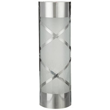 Deals, Discounts & Offers on  - Ntu-285 Silver Glass & Steel Bath Light by tu casa Holder type-b-22 (Bulb not Included)