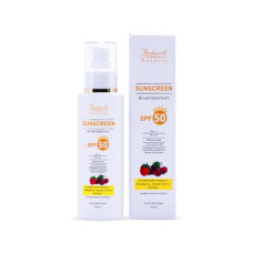 Deals, Discounts & Offers on  - Anherb Natural SPF 50 Sunscreen Lotion | UVA + UVB Protection| Broad Spectrum PA+++ Sunscreen | Infused With Mulberry + Rasberry + Sweet Cherry | For Men & Women | All Skin Types | 100ml x Pack Of 1
