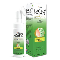 Deals, Discounts & Offers on Beauty Care - Lacto Calamine Neem Aloe Turmeric Foaming Face wash| Reduces pimples| Purifies skin| With Built-in foaming Brush|Sulphate free face wash|Paraben Free| 150 ml x Pack of 1