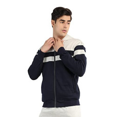 Deals, Discounts & Offers on Men - CHKOKKO Men Winter Sports Running Zipper Stylish Jacket EcruBlack L