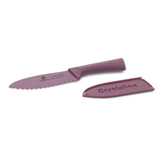 Deals, Discounts & Offers on  - Crystal Crystalina Stainless Steel Sandwich Knife, Brown/Purple