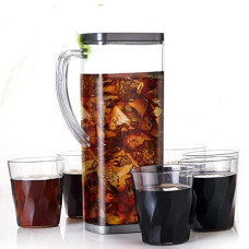Deals, Discounts & Offers on  - Primelife Plastic 2000 ml Kitchen Square Plastic Jug with Lid for Dining Table, Water,Milk,Juice and Beverages Jug