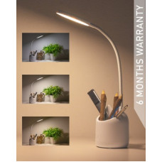 Deals, Discounts & Offers on  - WEIRD WOLF 3 Colour Mode Rechargeable, Flexible Gooseneck LED Study/Desk Table Lamp(35 cm, White)