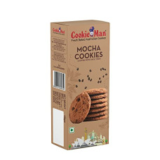 Deals, Discounts & Offers on  - Cookieman Mocha Cookies - 150g | Coffee and Choco Chip Flavored Cookies