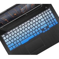 Deals, Discounts & Offers on  - VNJ ACCESSORIES Keyboard Cover Protector Skin Compatible with ASUS TUF Gaming A15 TUF506IV TUF506IU, Gaming A17 TUF706IU Gaming Laptop - GR Blue