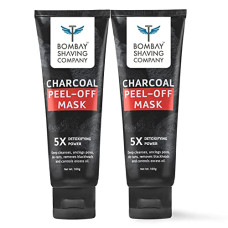 Deals, Discounts & Offers on Beauty Care - Bombay Shaving Company Activated Charcoal Peel Off Mask with 5X Detoxifying Power, fights pollution and De-Tans skin, 2 x 100 g (Value Pack of 2)