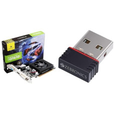 Deals, Discounts & Offers on  - ZEBRONICS Gt610 2Gd3 with Pcie 2.0,2 GB ZEB-USB150WF1 WiFi USB Mini Adapter Supports 150 Mbps Wireless Data