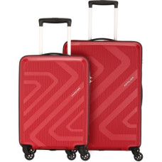 Deals, Discounts & Offers on  - Kamiliant by American TouristerHard Body Set of 2 Luggage 4 Wheels - KAM KIZA SP2PCSET(55/68)-RU.RD - Red