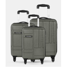 Deals, Discounts & Offers on  - PROVOGUEHard Body Set of 3 Luggage 4 Wheels - Brick-Olive- Combo Set-3 (30