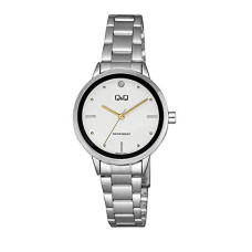 Deals, Discounts & Offers on Women - Q&Q Analog White Dial Women's Watch-QB97J201Y