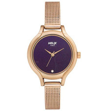 Deals, Discounts & Offers on Women - helix TIMEX Stainless Steel Analog Blue Dial Women's Watch-Tw027Hl13