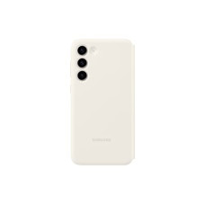 Deals, Discounts & Offers on Mobile Accessories - Samsung Galaxy S23+ Smart Clear View Wallet Cover - Cream