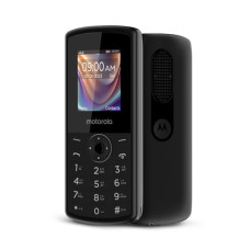 Deals, Discounts & Offers on Electronics - Motorola All-New A10 Dual Sim keypad Phone with Long Lasting Battery & Dedicated Receiver, Expandable Storage Upto 32GB, Wireless FM with auto Call Recording | Black