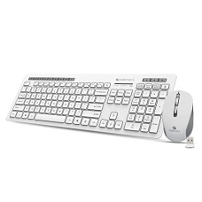 Deals, Discounts & Offers on  - ZEBRONICS Zeb-Companion 500 2.4GHz Wireless Keyboard and Mouse Set, USB Nano Receiver, Chiclet Keys, Ultra Silent, Power On/Off Switch, Rupee Key,
