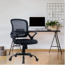 Deals, Discounts & Offers on Furniture - GREEN SOUL Pebble Mid Back Ergonomic|Home, Office, WFH|Moulded Foam|Extra Comfort Mesh Office Adjustable Arm Chair(Black, Optional Installation Available)