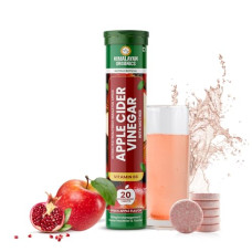 Deals, Discounts & Offers on  - Himalayan Organics Apple Cider Vinegar 20 Effervescent Tablet | Weight Management & Gut Health | 500mg | No added Sugar - (Pack Of 1)