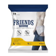 Deals, Discounts & Offers on Baby Care - Friends Premium Adult Diapers Pant Style - 1 Count - L- with odour lock and Anti-Bacterial Absorbent Core