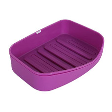 Deals, Discounts & Offers on  - Heart Home Sink Soap Holder|Portable Plastic Double Desk Self Draining Soap Stand|Soap Holder