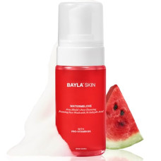 Deals, Discounts & Offers on Beauty Care - Bayla Skin Watermelon Face Wash, 100 ml | Sulphate Free Foaming Face Wash | 1% Salicylic Acid - Watermelon & 1% Salicylic Acid Anti-Acne | Pores Cleansing, Black & White Head(Odourless)