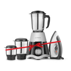 Deals, Discounts & Offers on  - Longway Super Dlx 700 W Mixer Grinder with 3 Jars (Powerful Motor with 1 Year warranty, Black & Gray) & Kwid 750 W Dry Iron (Black & Gray)