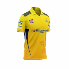 Deals, Discounts & Offers on Men - HIE-T Polyester CSK Cricket Team Half Sleeve Jersey Tshirt