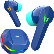 Deals, Discounts & Offers on  - Mivi Commando X7,35ms Low Latency,13mm Bass,50H Playtime,Dual Mic AI ENC,TypeC,5.3 Bluetooth Headset(Blue, True Wireless)