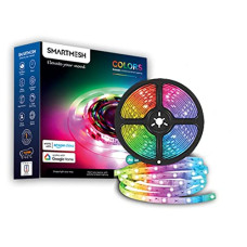 Deals, Discounts & Offers on  - SmartMesh Plastic Smart Wi-Fi RGB Led Strip Light | 5 Meter | Works with Alexa and Google Assistant | Multicolor