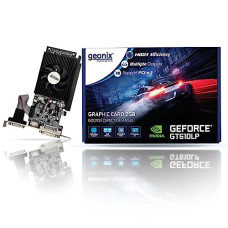 Deals, Discounts & Offers on  - GEONIX Geforce GT-610LP 2GB ddr3_sdram pci_e Memory Graphics Card | VGA/HDMI/DVI Video Output | 3 Years Warranty