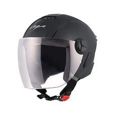 Deals, Discounts & Offers on  - Vega Aster Open Face Helmet Black, Size:L(59-60 cm)