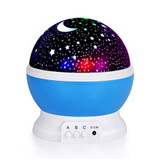 Deals, Discounts & Offers on  - Lexton 360 Degree Rotating Color Changing LED Night Light Lamps Battery Powered (Battery Not Included) (Multicolor, Pack of 1)