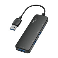 Deals, Discounts & Offers on  - GIZGA essentials USB A 3.0 HUB, 4 Port Adapter, 5GBPS Fast Data Transfer, 3 USB A Ports, 1 Type C, Multi-System Compatible, MacBook, Type-A Devices,