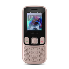 Deals, Discounts & Offers on Electronics - Motorola a10 Dual Sim keypad Mobile with 1750 mAh Battery, Expandable Storage Upto 32GB, Wireless FM with Recording | Rose Gold