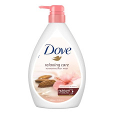 Deals, Discounts & Offers on  - Dove Relaxing Almond Cream Body Wash with Hibiscus Pump Bottle, Soft & Sweet Scent, Moisturizing Shower Gel with Naturally Derived Ingredients, Gentle Body Cleanser