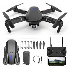 Deals, Discounts & Offers on  - HILLSTAR Foldable Remote Control Drone with Camera HD Wide Angle Lens Optical Flow Positioning with 1800Mah Battery WiFi FPV 4-Axis Camera with Dual Flash Lights (MultiColor)